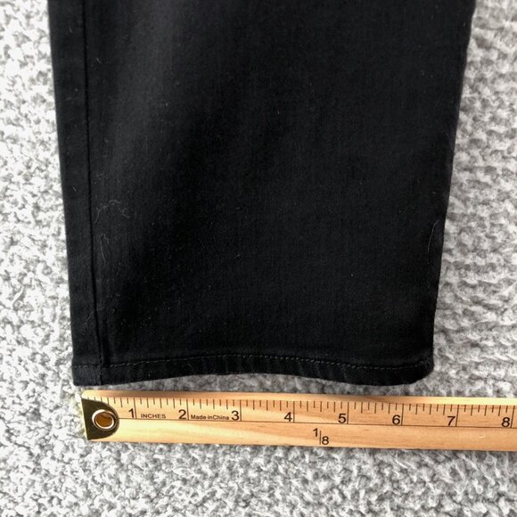 H&M Jeans Womens 26 Plus Black Super Stretch Skinny Pull On Casual Modern NWT - Picture 9 of 11